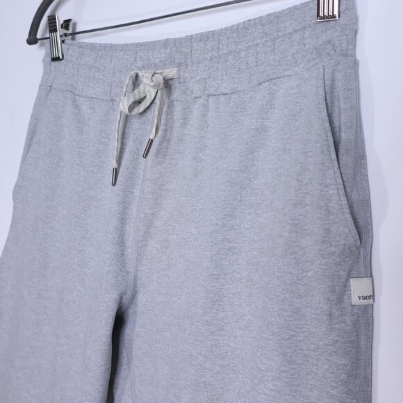VUORI Performance Jogger Pale Grey Heather Mid Rise Drawstring Women's S - Picture 3 of 7